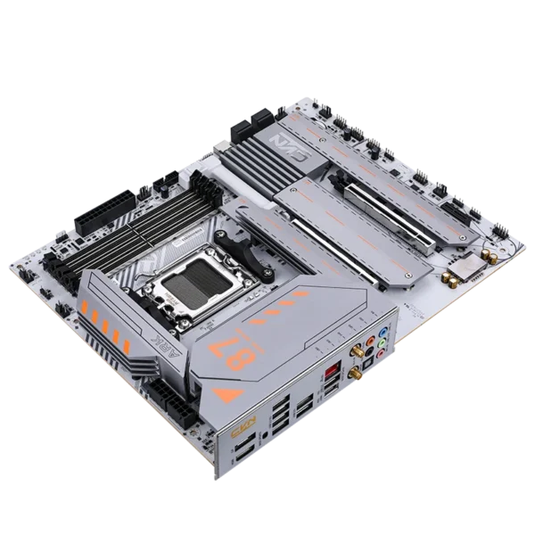 COLORFUL CVN X870 ARK FROZEN V14 DDR5 AM5 ATX Motherboard - AMD X870 Chipset - COLORFUL CVN X870 ARK FROZEN V14