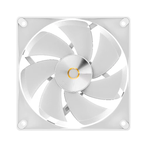 OCYPUS Delta F12 ARGB PWM Chassis Fan 120mm 73 CFM 4.3mm H2O White - DELTA-F12-WH1AM00X-GL