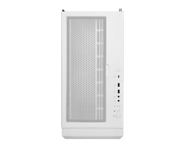 MSI MPG VELOX 100R WHITE Mid-Tower PC Case with ARGB Fans and Vertical GPU Mount - MPG VELOX 100R WHITE