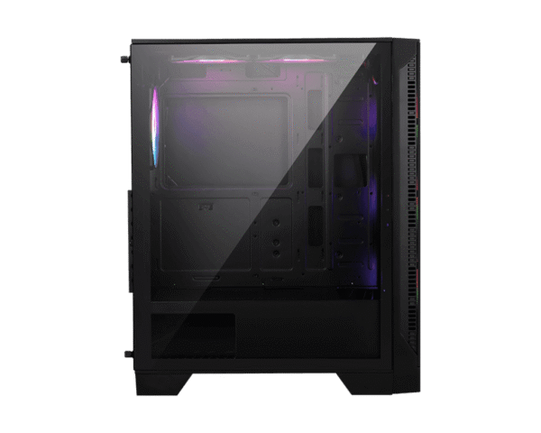 MSI MAG FORGE 120A AIRFLOW Mid-Tower Gaming Case ATX Micro-ATX Mini-ITX Tempered Glass RGB - MAG FORGE 120A AIRFLOW