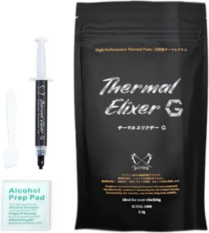 3 Scythe Thermal Elixir G Thermal Paste 11 W/m-K 3.5g Graphene-Infused - SCTEG-1000