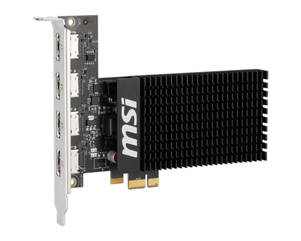 MSI GeForce GT 710 2GD3H 4HDMI 2GB DDR3 Graphics Card PCI Express 2.0 - GT 710 2GD3H 4HDMI