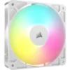 3 CORSAIR RS140 ARGB Chassis Fan 140mm 95.5 CFM 3.46mm H2O White - CS-CO-9050186-WW
