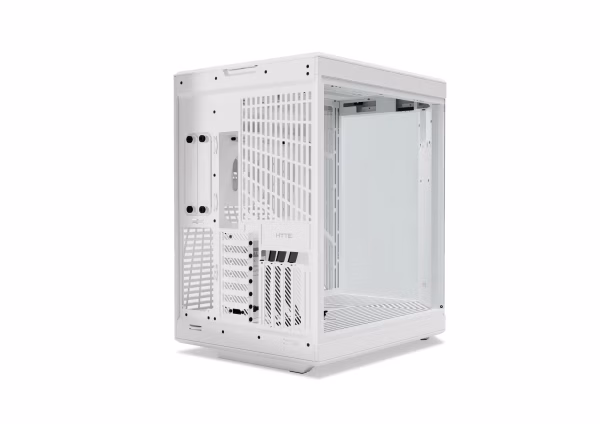 HYTE Y70 Touch Infinite Snow White Dual Chamber Mid-Tower ATX Case 14.9-inch IPS 2.5K Touchscreen - CS-HYTE-Y70TTI-WW