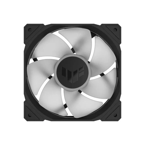 ASUS TUF Gaming TR120 ARGB Chassis Fan 120mm 3.3mm H2O 77.4 CFM Black - TUF GAMING TR120 FAN ARGB BLACK