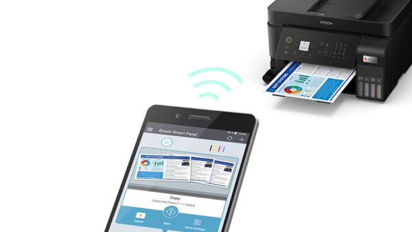 3 Epson EcoTank L5590 A4 Colour Ink Tank Printer PrecisionCore with Fax and ADF - L5590