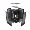 Hyte Revolt 3 ITX Case Black with Integrated Handle and Tool-Free Panels - CS-HYTE-REVOLT3-B