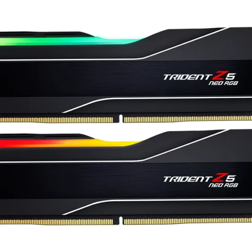 G.SKILL Trident Z5 Neo RGB Black,  DDR5-6000 CL28-36-36-96 32GB (2x16GB) Dual-Channel Memory Kit - F5-6000J2836F16GX2-TZ5NR