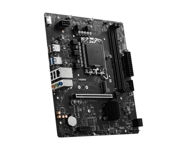 3 MSI PRO H610M-S DDR4 Motherboard Intel H610 LGA 1700 DDR4 64GB PCIe 4.0 HDMI mATX - PRO H610M-S DDR4