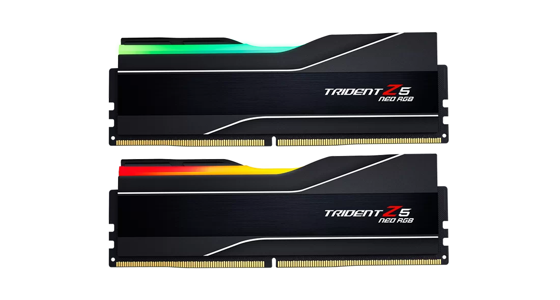 G.SKILL Trident Z5 Neo RGB Black,  DDR5-6000 CL28-36-36-96 32GB (2x16GB) Dual-Channel Memory Kit ...