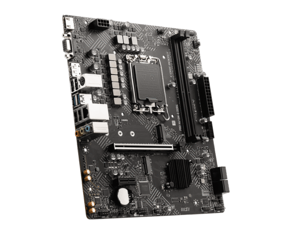 MSI PRO H610M-G DDR4 Motherboard Intel H610 LGA 1700 DDR4 64GB PCIe 4.0 HDMI VGA DisplayPort mATX - PRO H610M-G DDR4