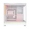 3 MONTECH HS02 PRO White ATX Mid-Tower Case Crystal Glass 360mm Radiator Support - HS02 Pro White