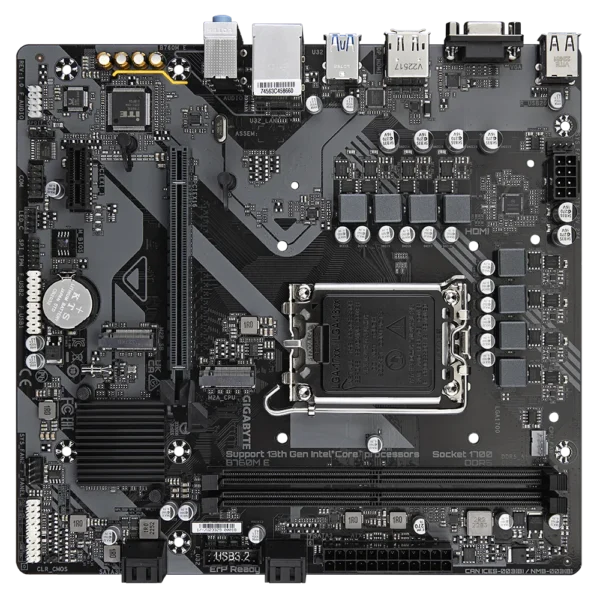 GIGABYTE B760M-E Micro ATX Motherboard LGA1700 Intel B760 DDR5 PCIe 4.0 M.2 - GA-B760M-E