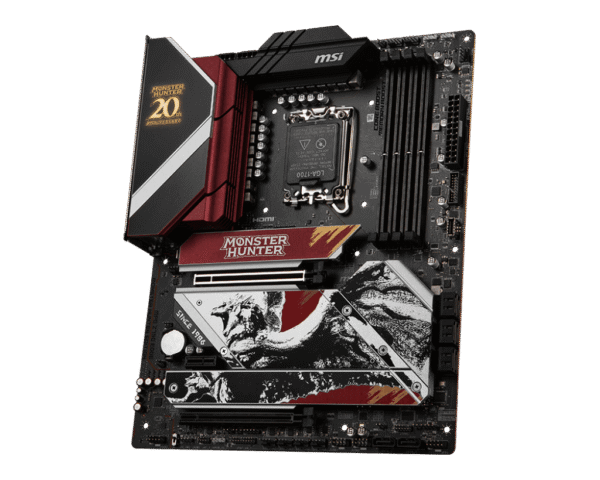 MSI MPG Z790 EDGE MONSTER HUNTER EDITION Motherboard Intel Z790 LGA 1700 DDR5 7800MHz Wi-Fi 7 - MPG Z790 EDGE MONSTER HUNTER EDITION