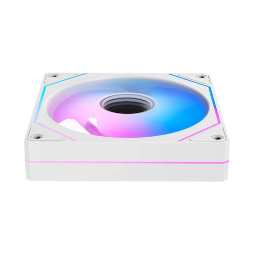 OCYPUS Gamma F12 ARGB PWM Chassis Fan 120mm 50 CFM 1.65mm H2O White - GAMMA-F12-WH1AM00X-GL