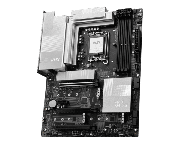 MSI PRO Z890-P WIFI ATX Motherboard for Intel Core Ultra Series 2, DDR5 9200+ MT/s, Wi-Fi 7, Thunderbolt 4, PCIe 5.0 M.2 - PRO Z890-P WIFI