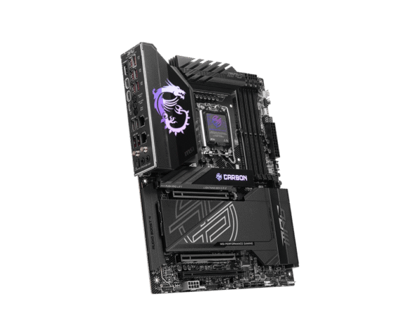 MSI MPG Z890 CARBON WIFI ATX Motherboard for Intel Core Ultra Series 2, DDR5 9200+ MT/s, Wi-Fi 7, Dual Thunderbolt 4, PCIe 5.0 M.2 - MPG Z890 CARBON WIFI