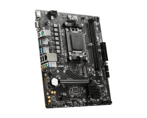3 MSI PRO A620M-E mATX Motherboard for AMD Ryzen 9000/8000/7000 Series, DDR5 6800+ MHz, PCIe 4.0 M.2 - PRO A620M-E