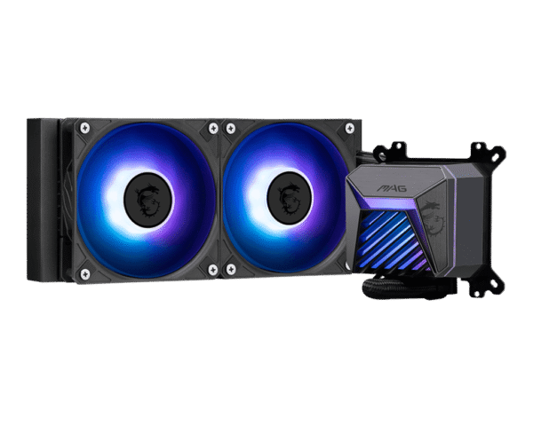 MSI MAG CoreLiquid A15 240 240mm AIO Liquid Cooler for Intel LGA 1851/1700 and AMD AM5/AM4, ARGB GEN2 Lighting - MAG CORELIQUID A15 240