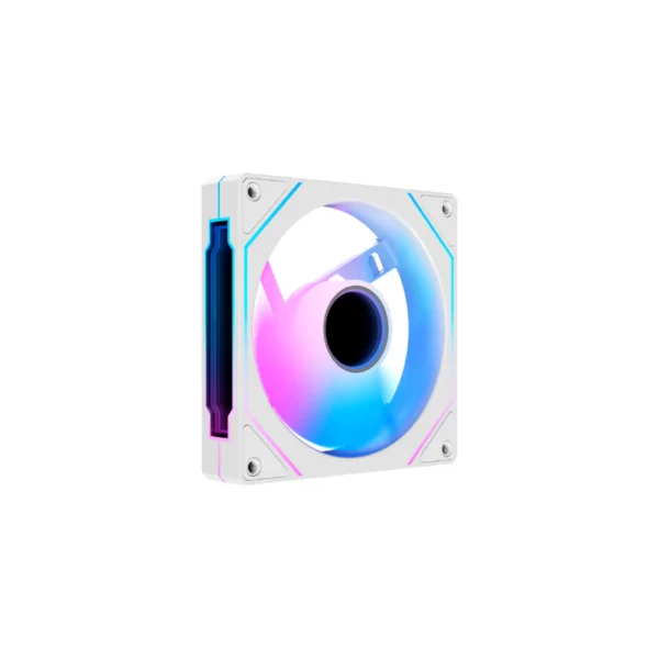 OCYPUS Gamma F12 ARGB Reverse Blade PWM Chassis Fan 120mm 50 CFM 1.65mm H2O White - GAMMA-F12-WH1AM01X-GL