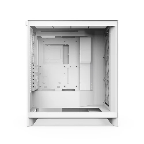 4 NZXT H7 Flow 2024 White Mid-Tower Case ATX 420mm Radiator Support Tempered Glass - CM-H72FW-01