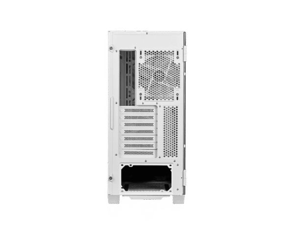 MSI MPG VELOX 100R WHITE Mid-Tower PC Case with ARGB Fans and Vertical GPU Mount - MPG VELOX 100R WHITE