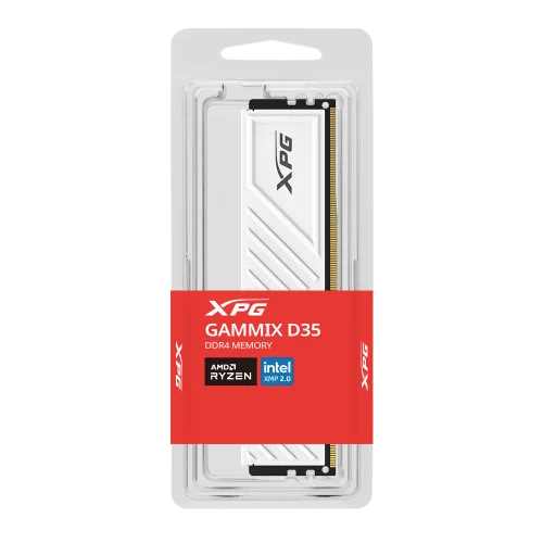 ADATA XPG GAMMIX D35 DDR4 3200 U-DIMM 8GB White Memory Module - AD-AX4U32008G16A-SWHD35