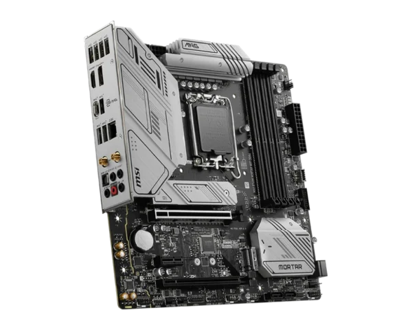 MSI MAG B760M MORTAR WIFI DDR4 Motherboard Intel B760 LGA 1700 DDR4 128GB PCIe 5.0 Wi-Fi 6E HDMI DisplayPort mATX - MAG B760M MORTAR WIFI DDR4