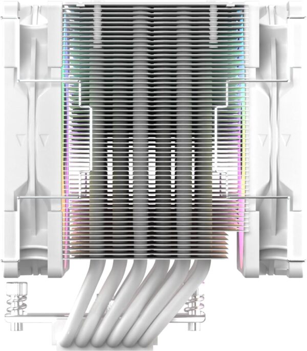 Scythe Mugen 6 Dual Fan White ARGB Edition Air Cooler 6 Heat Pipes 2500 RPM Intel LGA 1851 AMD AM5 - SCMG-6000DWR