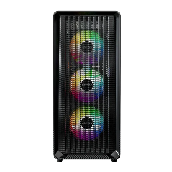 MONTECH X5 Black ATX Mid-Tower Case ARGB 360mm Radiator Support - X5 Black