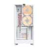4 MONTECH HS02 PRO White ATX Mid-Tower Case Crystal Glass 360mm Radiator Support - HS02 Pro White