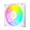 Ocypus Gamma F12 Elite ARGB Reverse Blade Chassis Fan 120mm 56 CFM 1.8mm H2O White - GAMMA-F12-WH1AM01E-GL