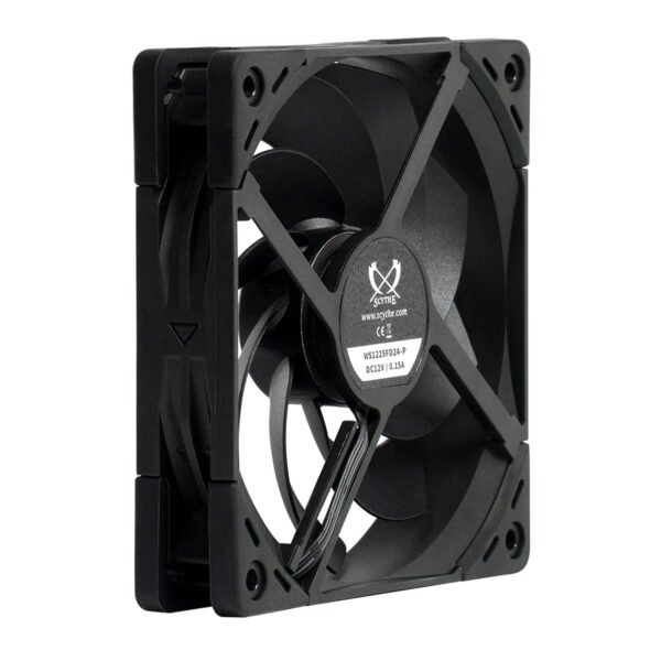 Scythe Wonder Snail PWM Chassis Fan 120mm 77.23 CFM 2400 RPM - WS1225FD24-P