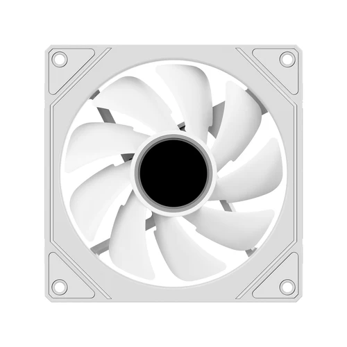 OCYPUS Gamma F12 ARGB PWM Chassis Fan 120mm 50 CFM 1.65mm H2O White - GAMMA-F12-WH1AM00X-GL