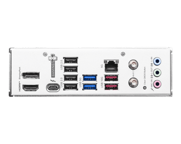 MSI B860 GAMING PLUS WIFI ATX Motherboard for Intel Core Ultra Series 2, DDR5 8800+ MT/s, Wi-Fi 7, Thunderbolt 4, PCIe 5.0 M.2 - B860 GAMING PLUS WIFI