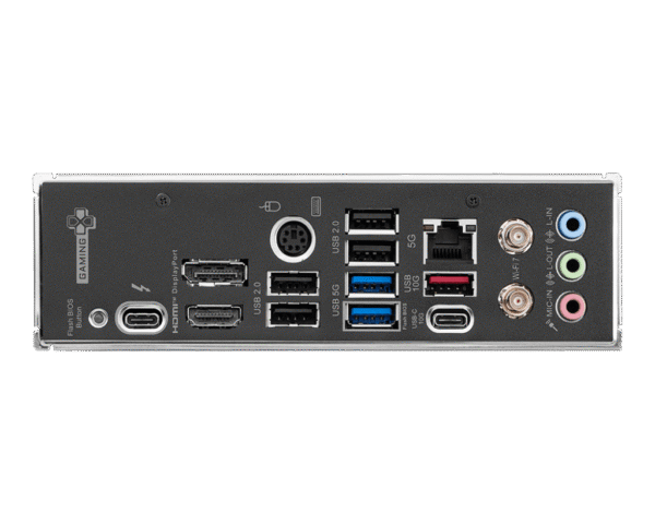 MSI Z890 GAMING PLUS WIFI ATX Motherboard for Intel Core Ultra Series 2, DDR5 9200+ MT/s, Wi-Fi 7, Thunderbolt 4, PCIe 5.0 M.2 - Z890 GAMING PLUS WIFI