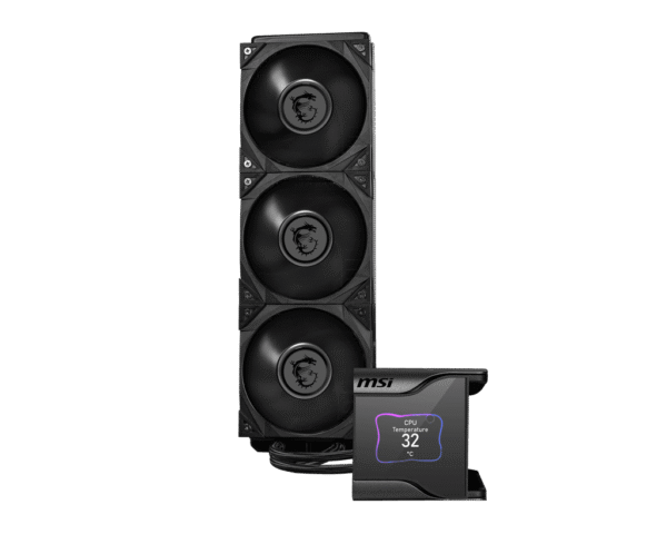 MSI MEG CoreLiquid S360 360mm AIO Liquid Cooler for Intel LGA 1851/1700 and AMD AM5/AM4, 2.4-inch IPS Display - MEG CORELIQUID S360