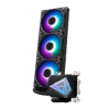 4 MSI MAG CoreLiquid E240 White 240mm AIO Liquid Cooler for Intel LGA 1851/1700 and AMD AM5/AM4, ARGB Lighting - MAG CORELIQUID E240 WHITE