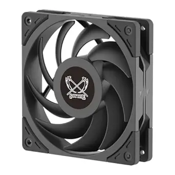 Scythe Wonder Tornado PWM Chassis Fan 120mm 60.29 CFM 2000 RPM – WT1225FD20-P...