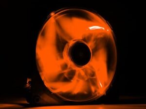 NZXT FZ-140mm LED Airflow Fan - Orange - RF-FZ140-O1