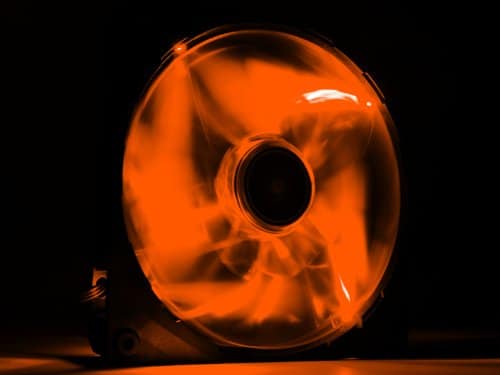 NZXT FZ-140mm LED Airflow Fan - Orange - RF-FZ140-O1