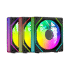 Ocypus GAMMA F12 UNI ARGB Reverse Blade Chassis Fan 120mm 53 CFM 1.65mm H2O Black 3 in 1 - GAMMA-F12-BK3AM01U-GL
