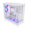 437473 MONTECH HS02 PRO White ATX Mid-Tower Case Crystal Glass 360mm Radiator Support - HS02 Pro White