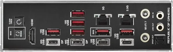 Asus ROG Crosshair X870E Hero BTF ATX Motherboard AMD X870E Chipset DDR5 PCIe 5.0 WiFi 7 USB4 - ROG CROSSHAIR X870E HERO BTF