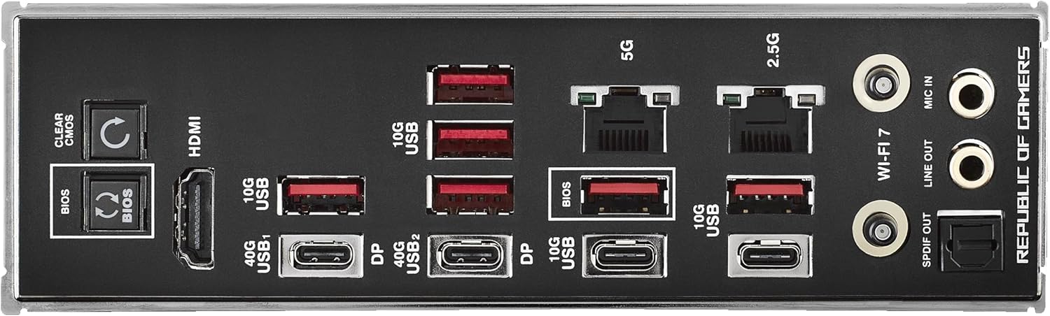 Asus ROG Crosshair X870E Hero BTF ATX Motherboard AMD X870E Chipset DDR5 PCIe 5.0 WiFi 7 USB4 - ROG CROSSHAIR X870E HERO BTF 2 Asus ROG Crosshair X870E Hero BTF ATX Motherboard AMD X870E Chipset DDR5 PCIe 5.0 WiFi 7 USB4 - ROG CROSSHAIR X870E HERO BTF - Image 2