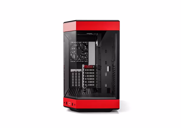 HYTE Y60 ATX Mid-Tower Case Black Cherry with Panoramic Tempered Glass and PCIe 4.0 Riser - CS-HYTE-Y60-BR