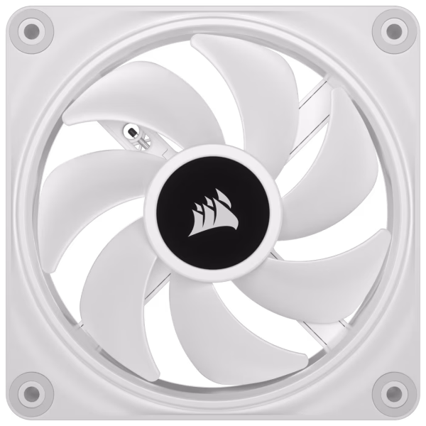 5 CORSAIR iCUE LINK QX120 RGB White 120mm PWM Fan Expansion Kit Magnetic Dome Bearing - CO-9051005-WW