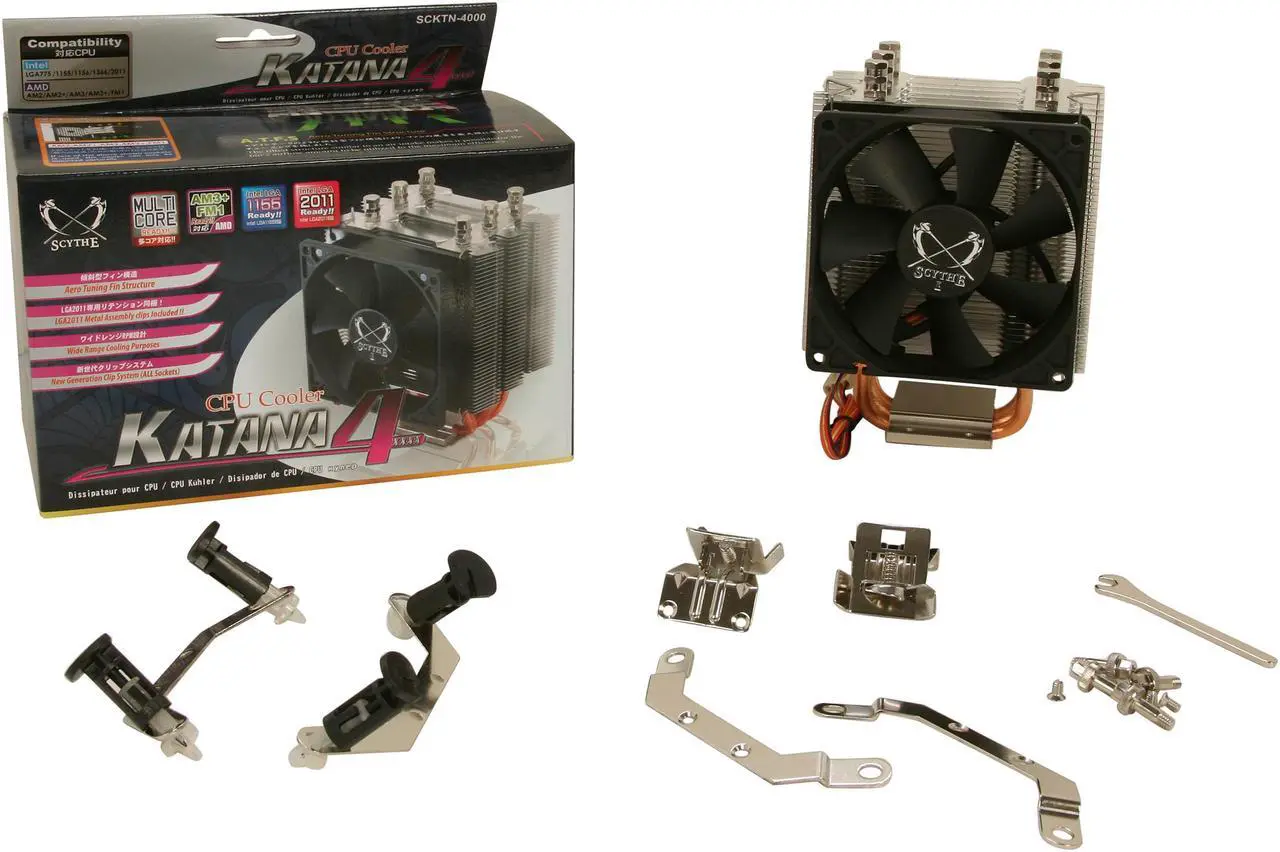 Scythe Katana 4 CPU Cooler 3 Heat Pipes 92mm PWM Fan Intel LGA 1700 AMD AM5 - SCKTN-4000 6 Scythe Katana 4 CPU Cooler 3 Heat Pipes 92mm PWM Fan Intel LGA 1700 AMD AM5 - SCKTN-4000 - Image 6