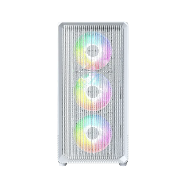 MONTECH X5M White Micro-ATX Mid-Tower Case ARGB 360mm Radiator Support - X5M White