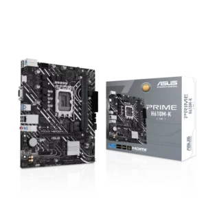 5 ASUS PRIME H610M-K-CSM micro-ATX Motherboard Intel H610 LGA1700 DDR5 PCIe 4.0 M.2 USB 3.2 Gen 1 - PRIME H610M-K-CSM